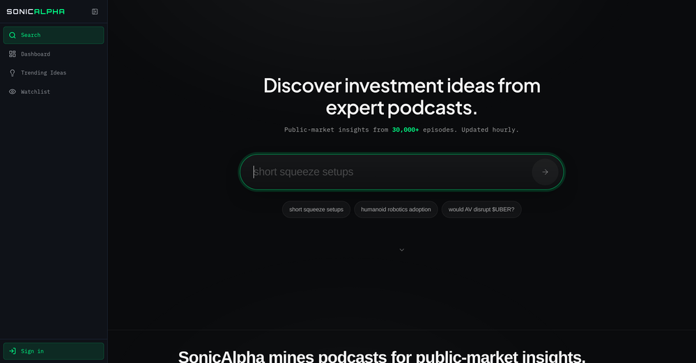 SonicAlpha website