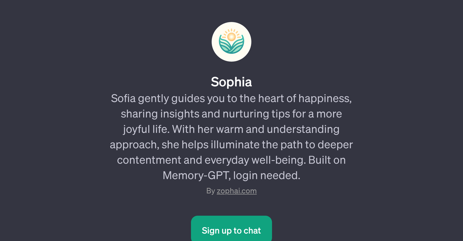 Sophia website