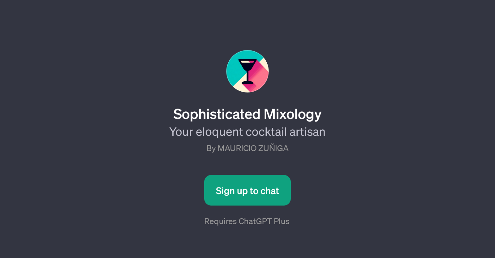 Sophisticated Mixology website