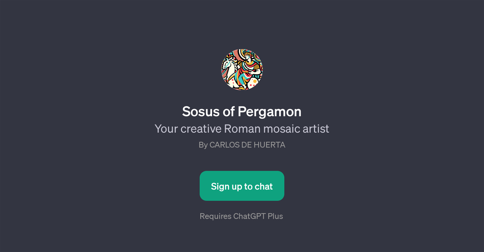 Sosus of Pergamon website
