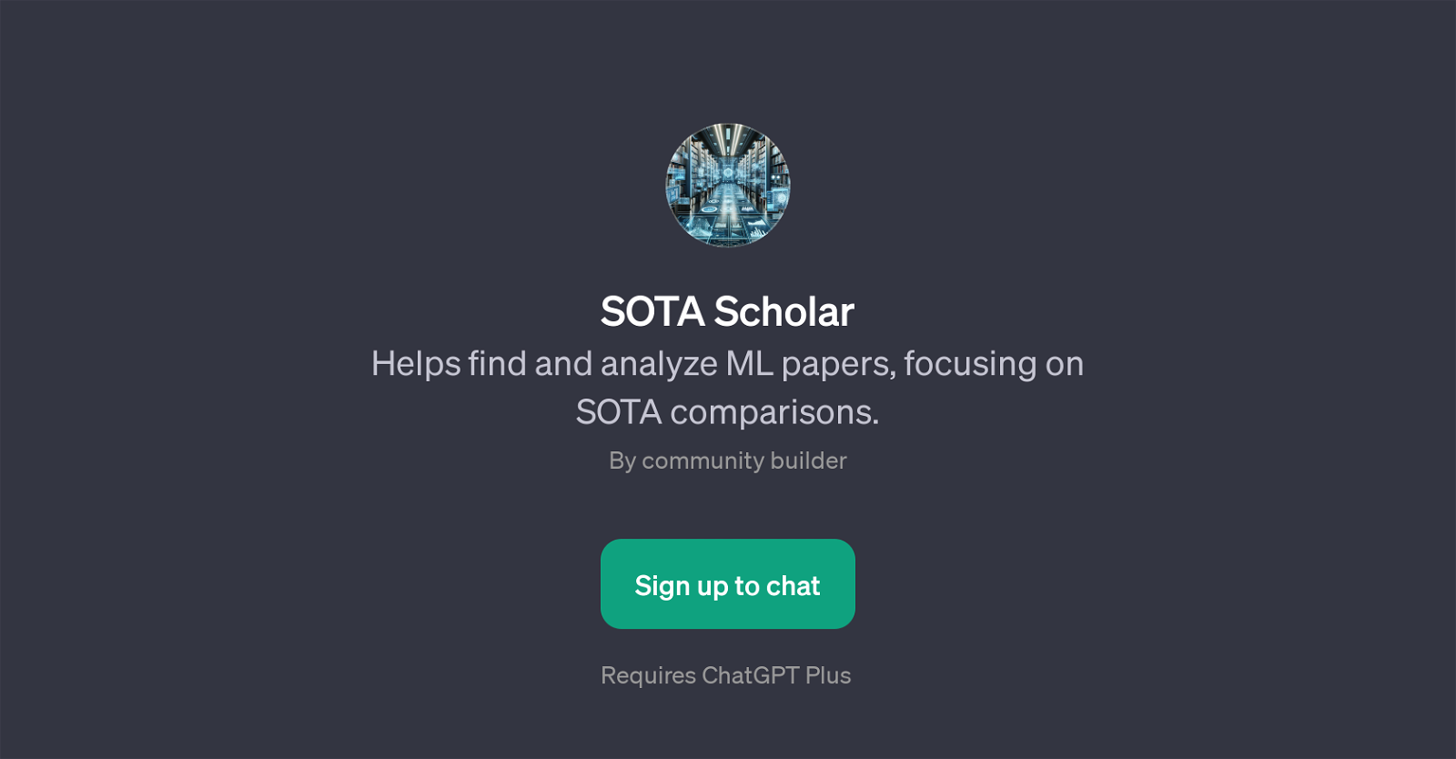 SOTA Scholar website