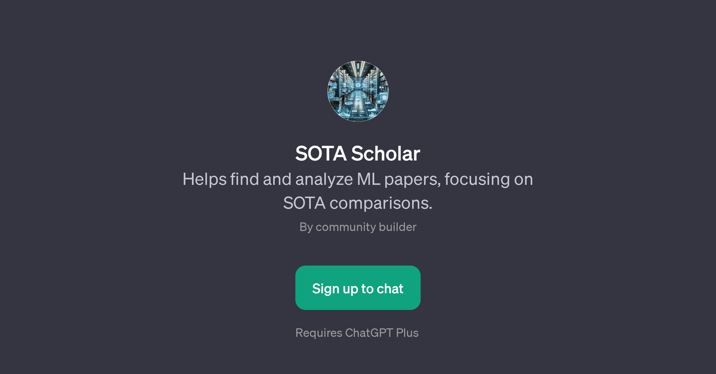 SOTA Scholar website