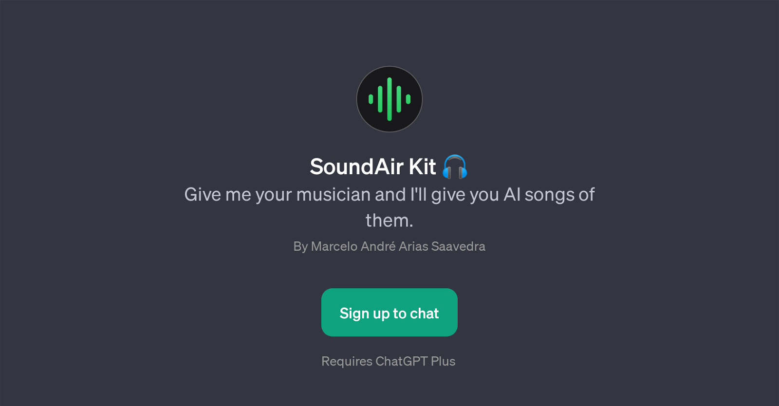 SoundAir Kit website