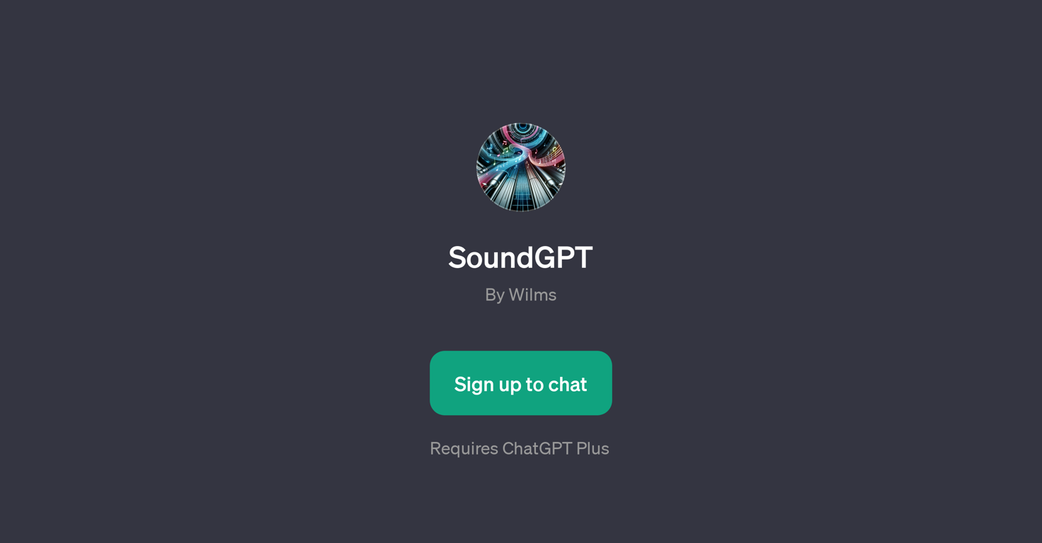 SoundGPT website