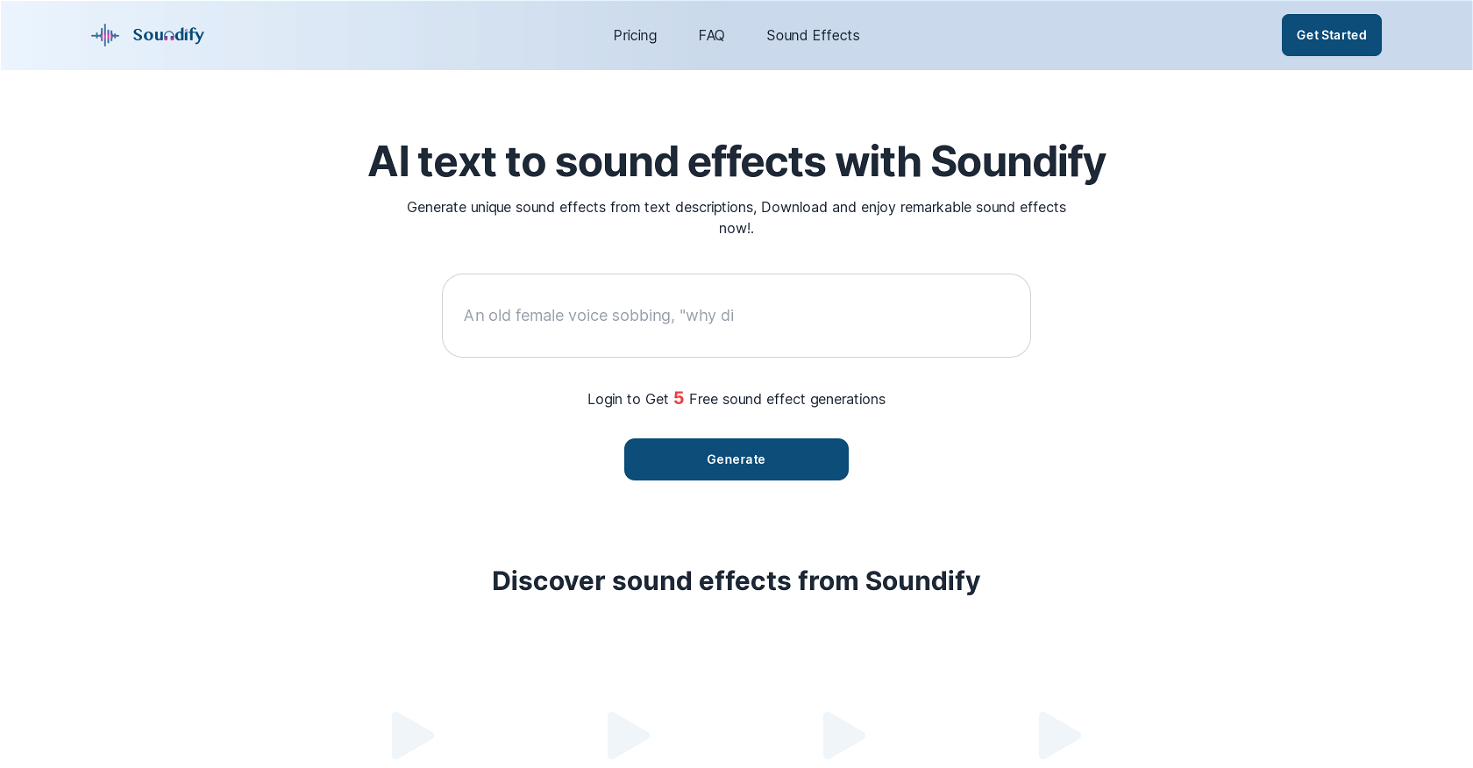 Soundify website