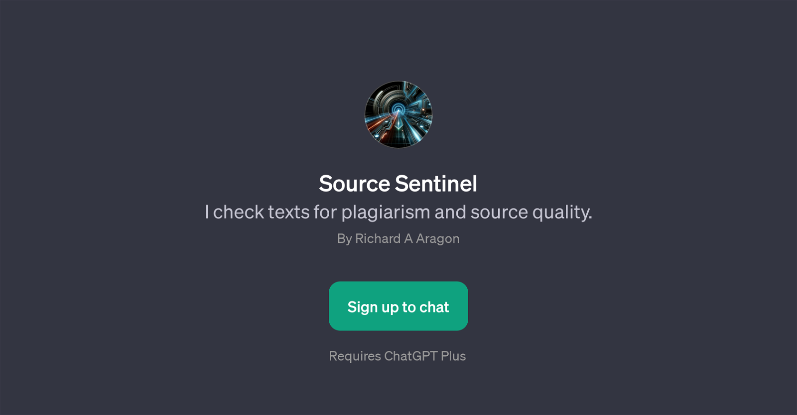 Source Sentinel website