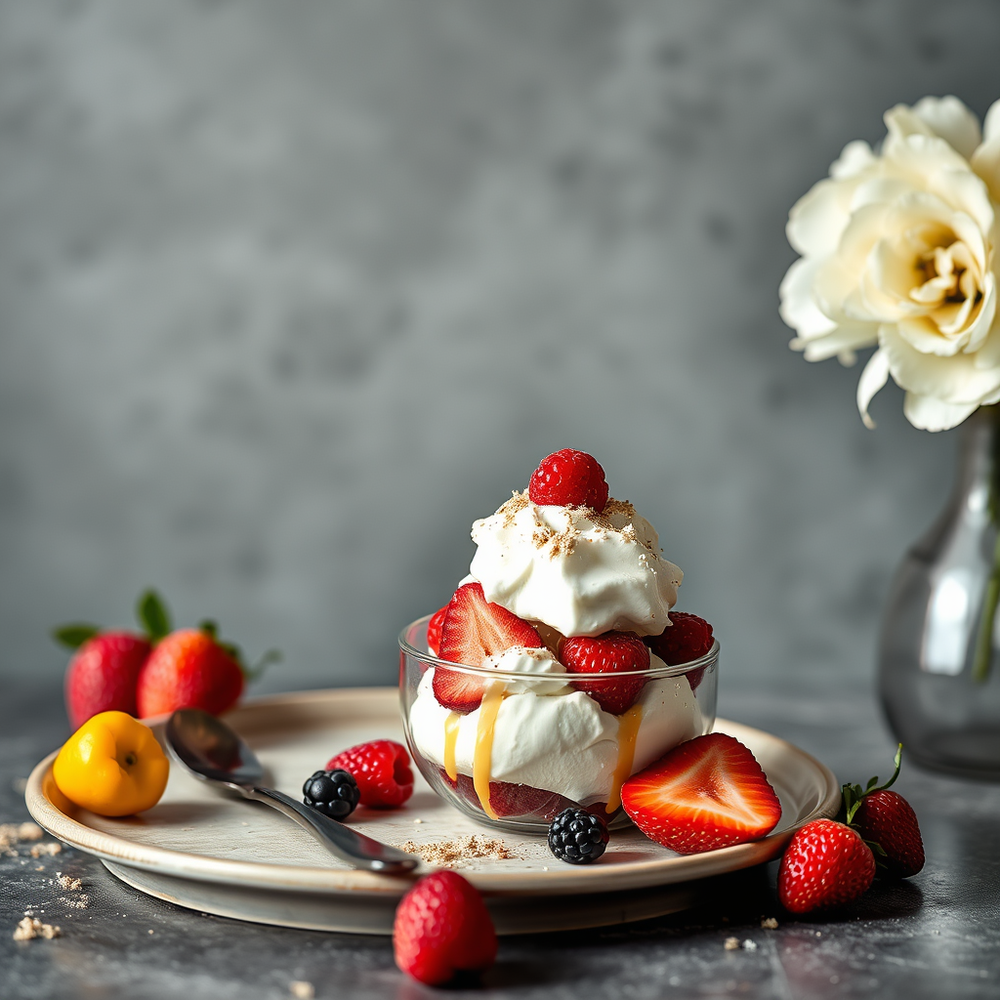 Sourcing seasonal spring ingredients for Eton Mess and design inspiration website