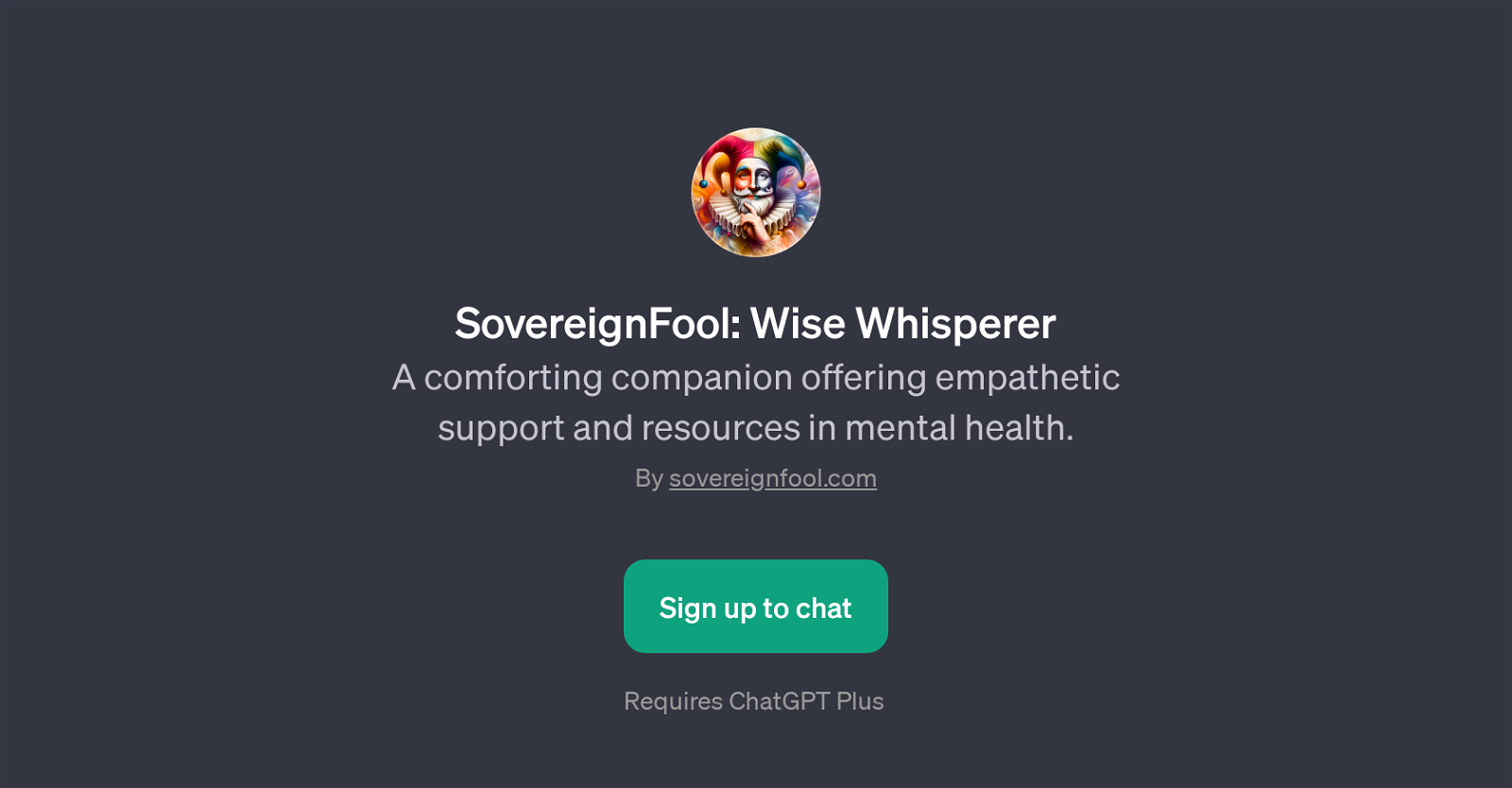 SovereignFool: Wise Whisperer website