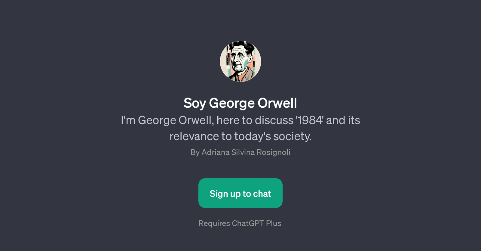 Soy George Orwell website