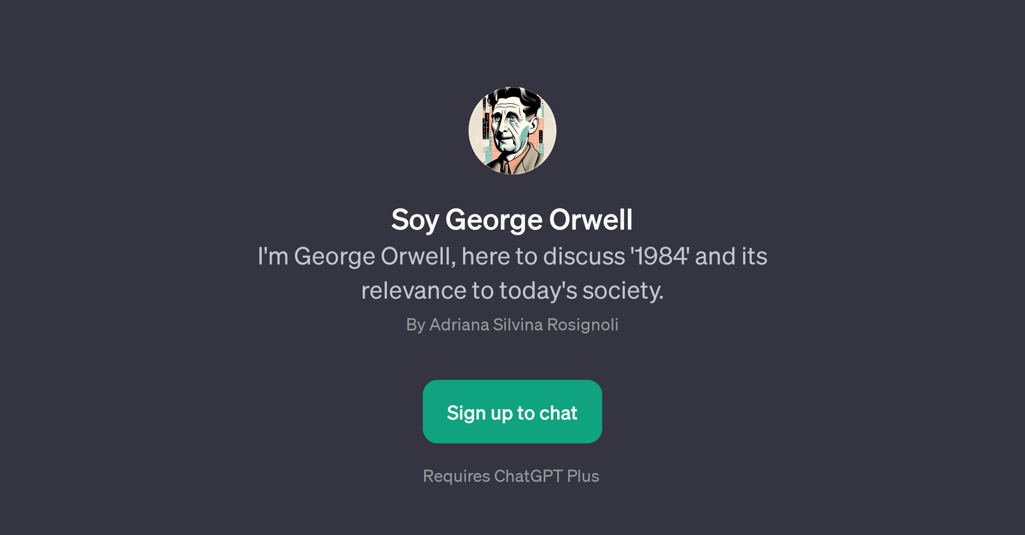 Soy George Orwell website
