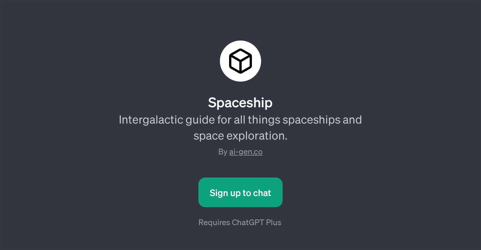 Spaceship website