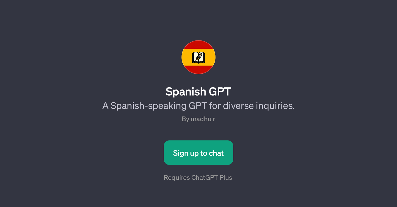 Spanish GPT website