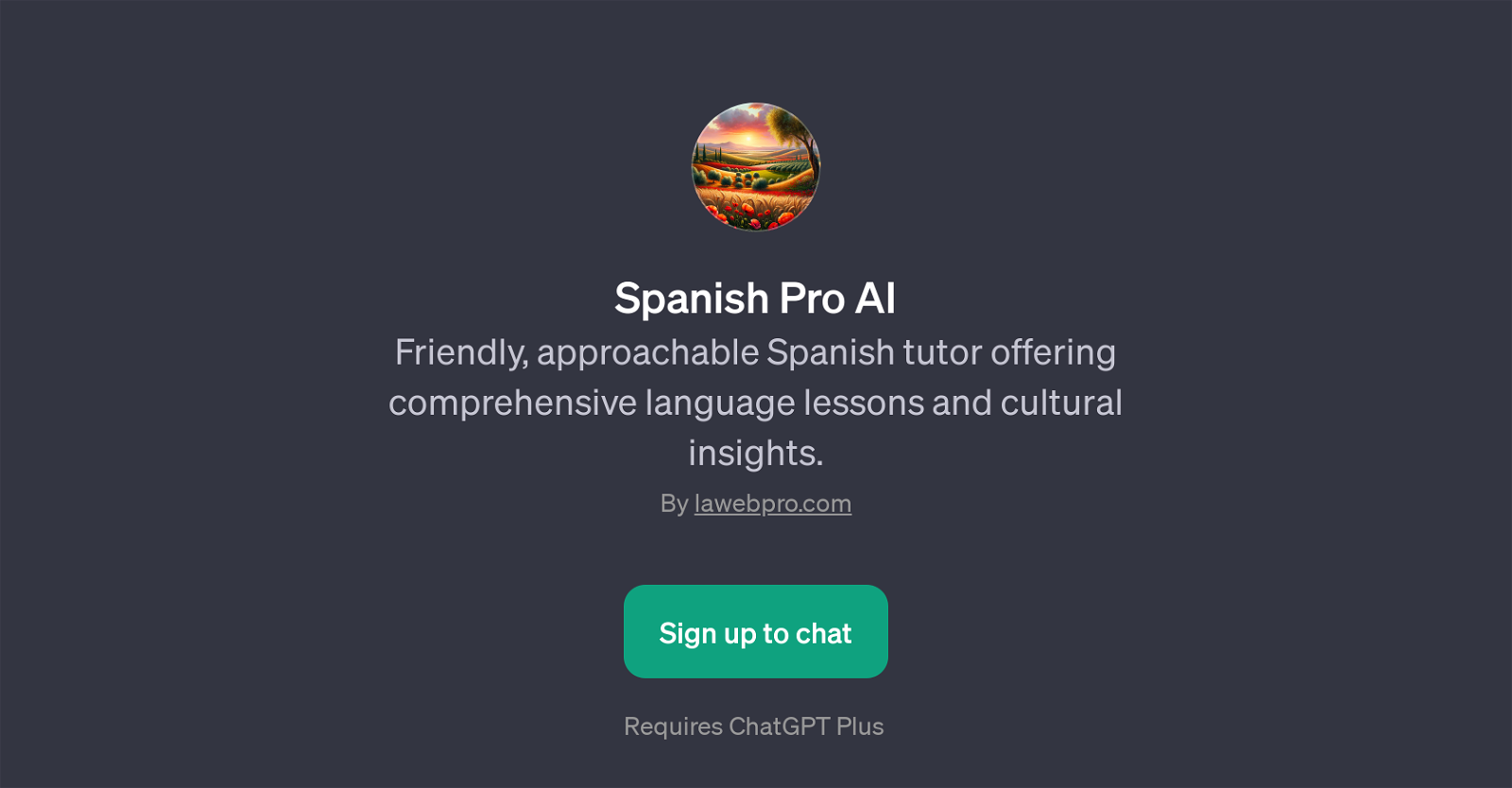 Spanish Pro AI website