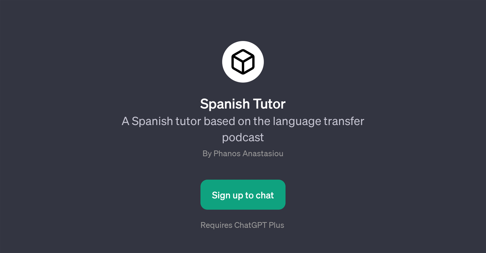 Spanish Tutor website
