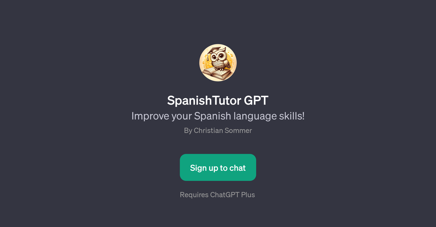 SpanishTutor GPT website