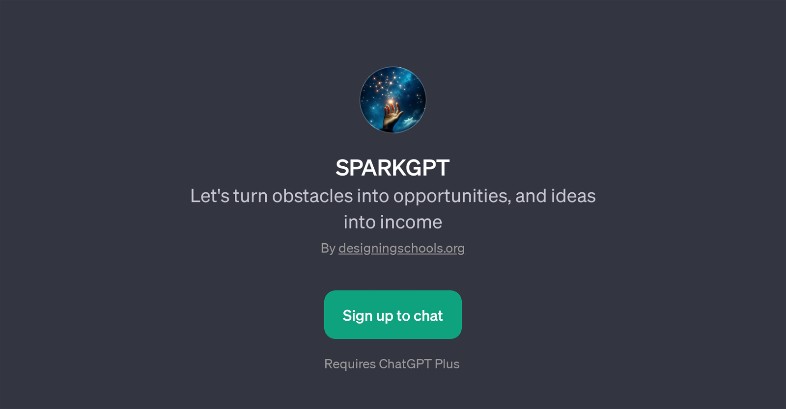 SPARKGPT website