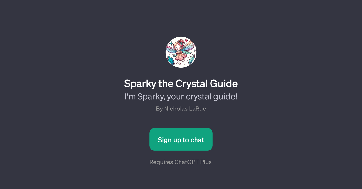 Sparky the Crystal Guide website