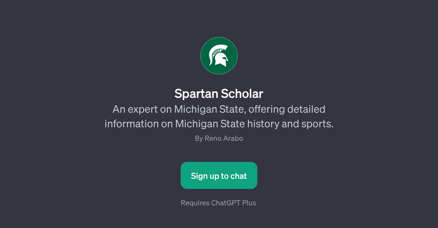 Spartan Scholar website