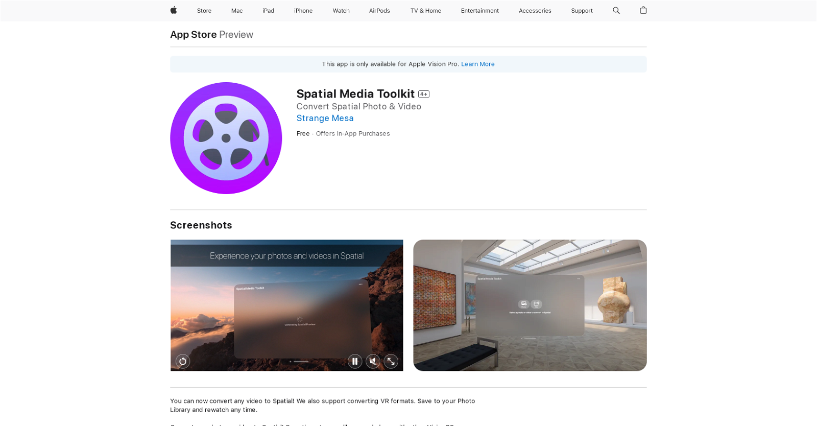 Spatial Media Toolkit website