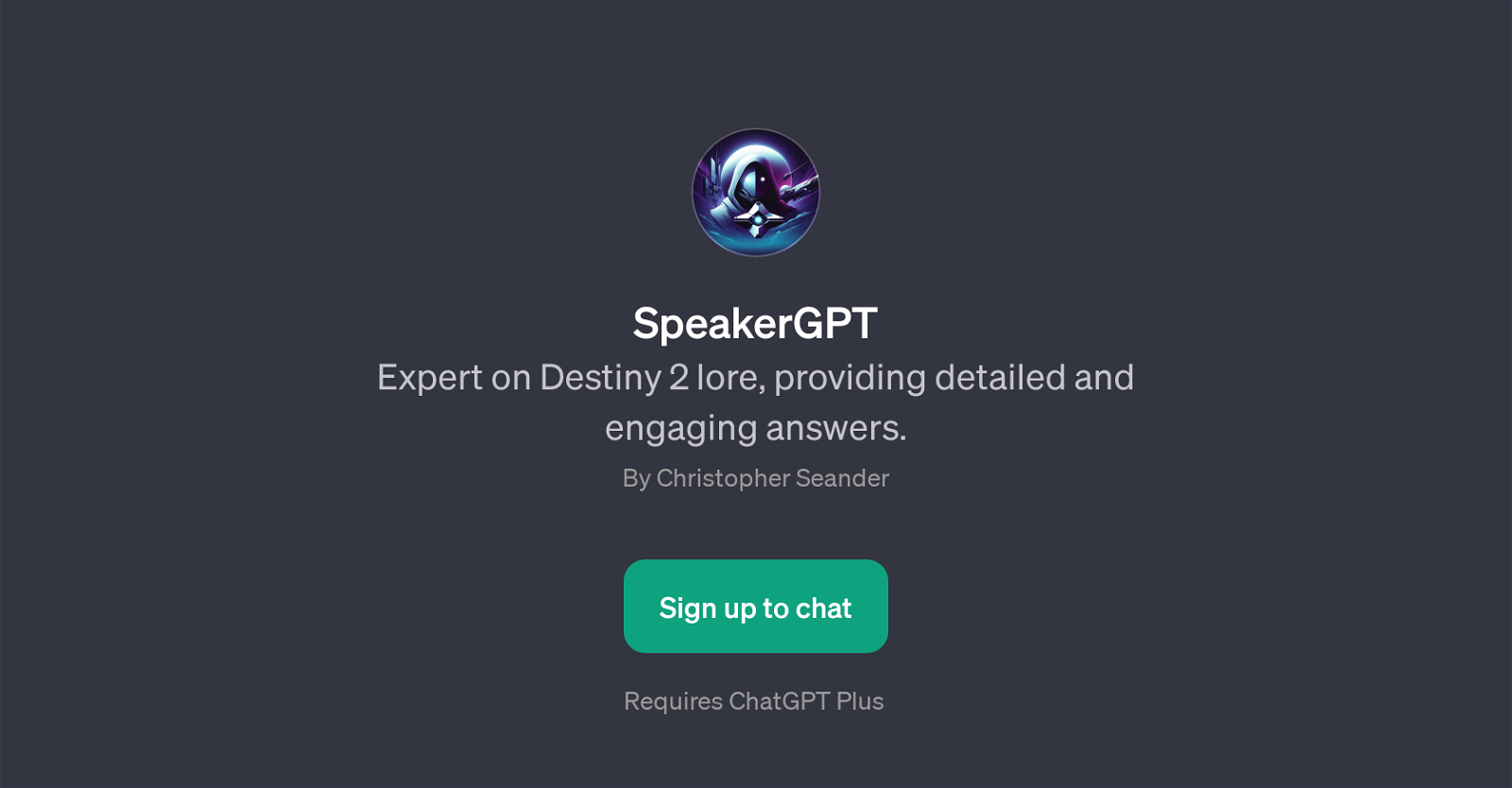 SpeakerGPT website
