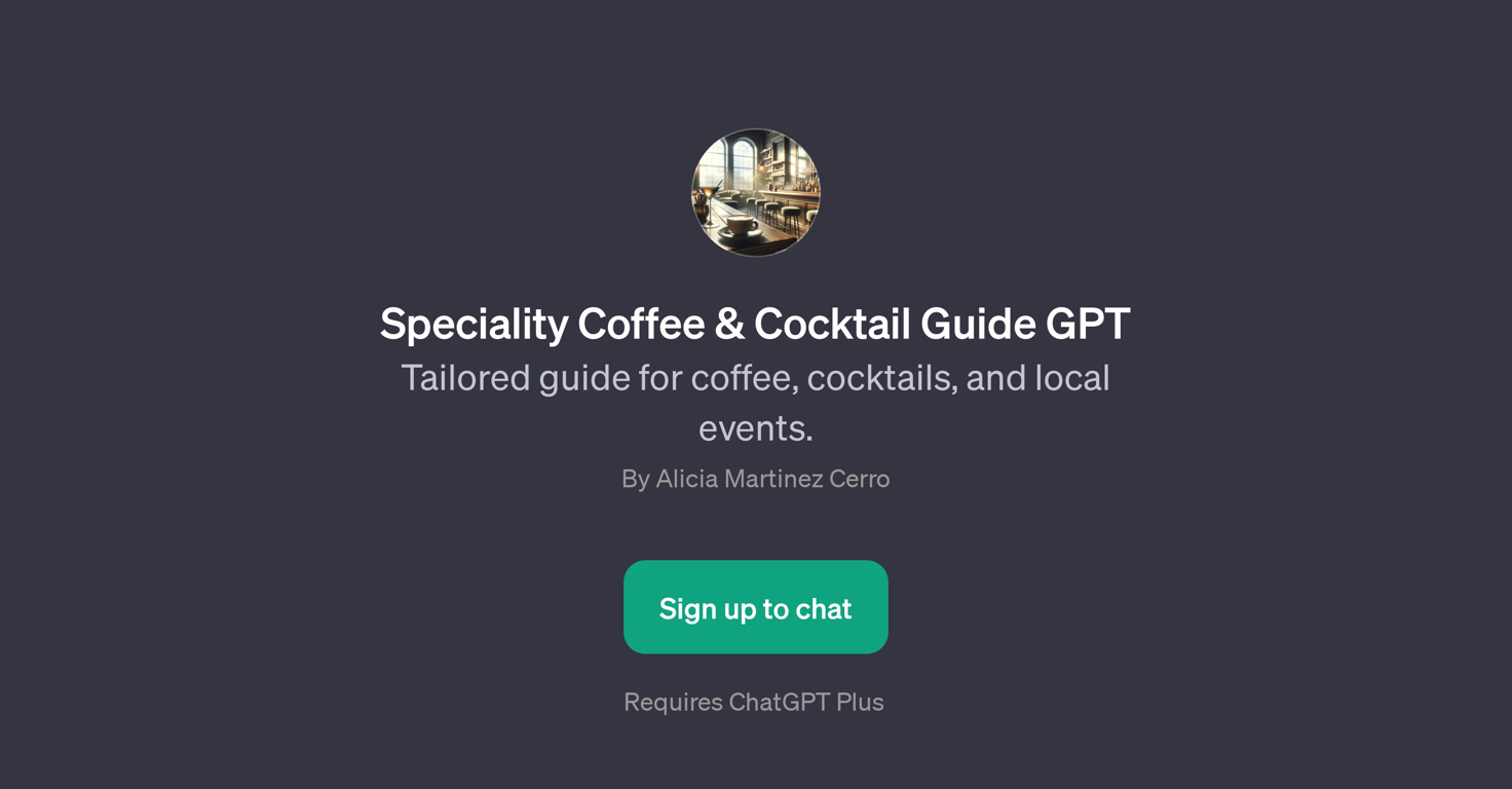 Speciality Coffee & Cocktail Guide GPT website