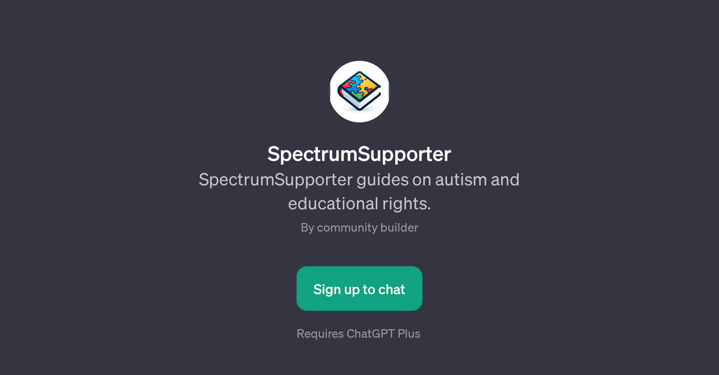 SpectrumSupporter website
