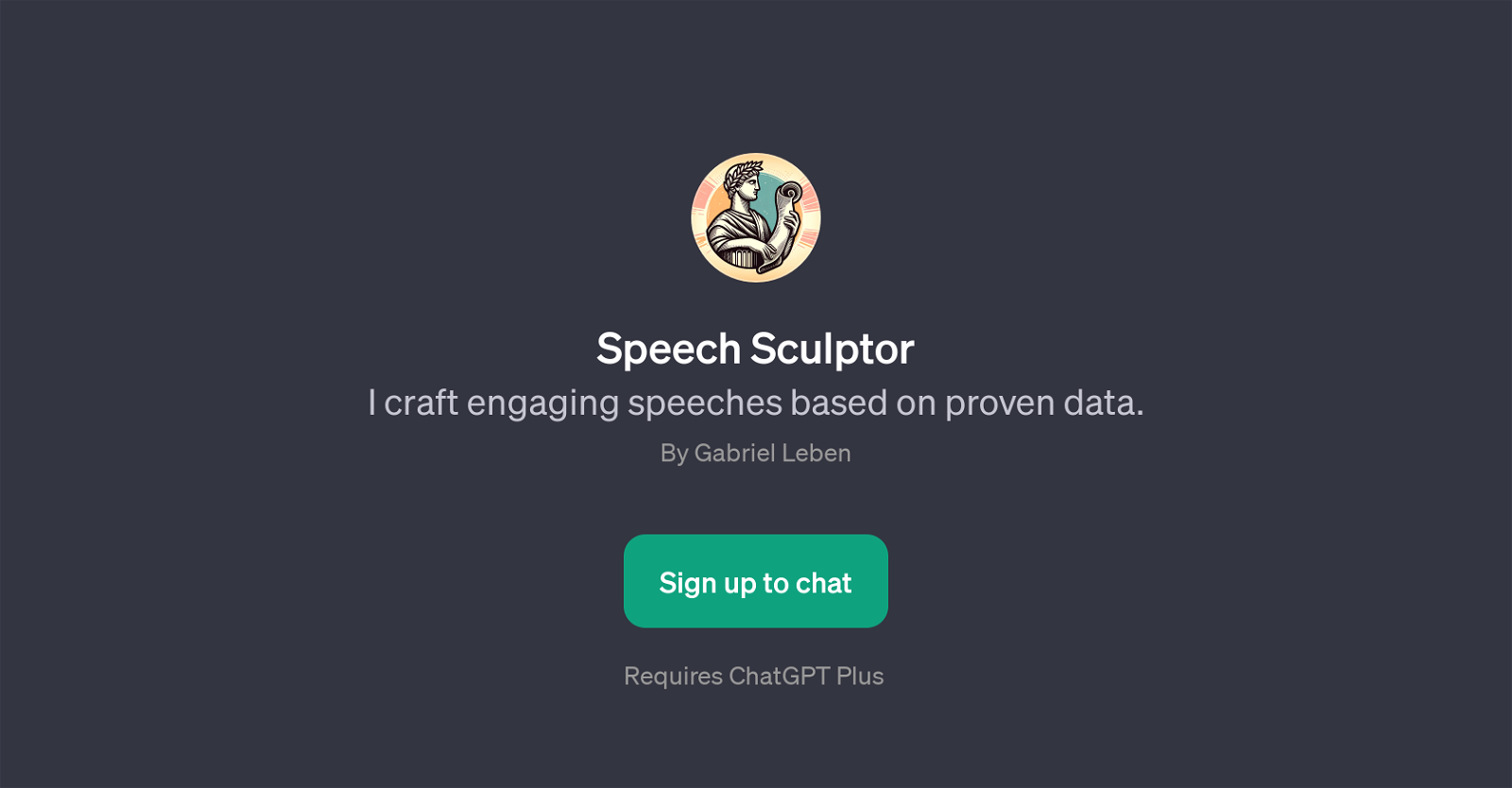 Speech Sculptor website