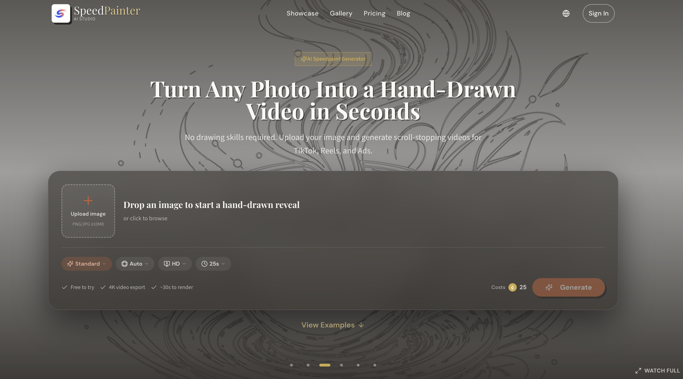 SpeedPainter website