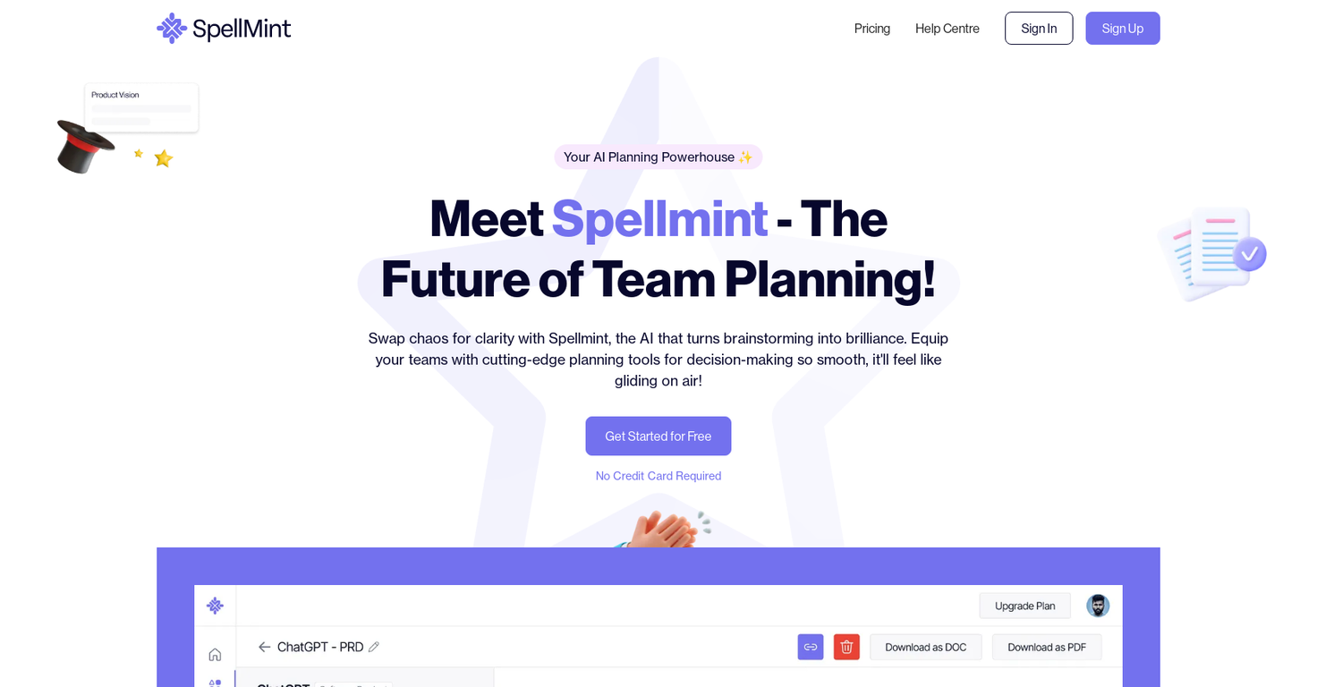 Spellmint website