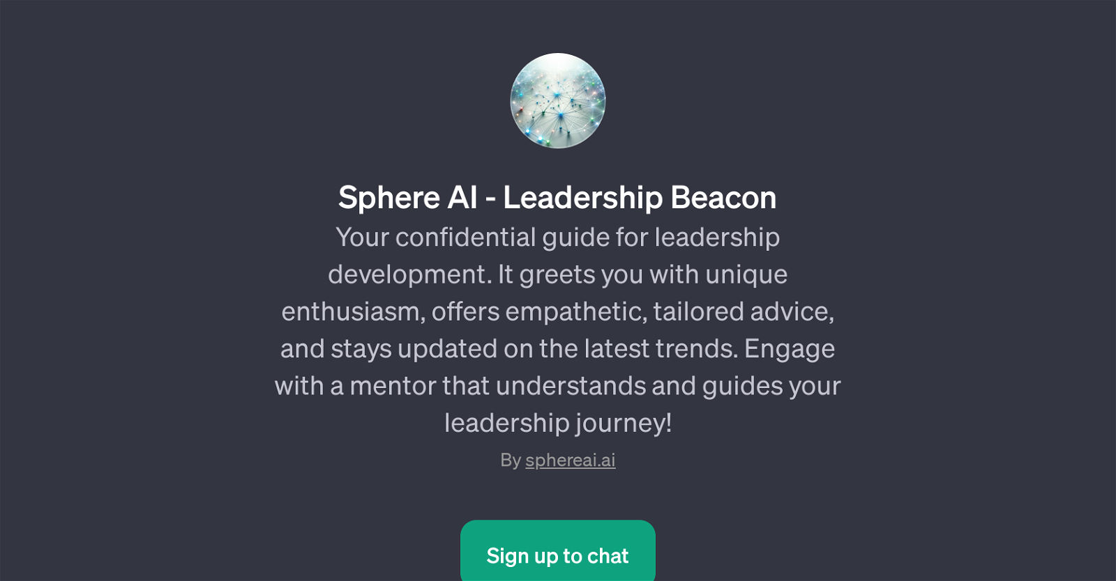 Sphere AI - Leadership Beacon website