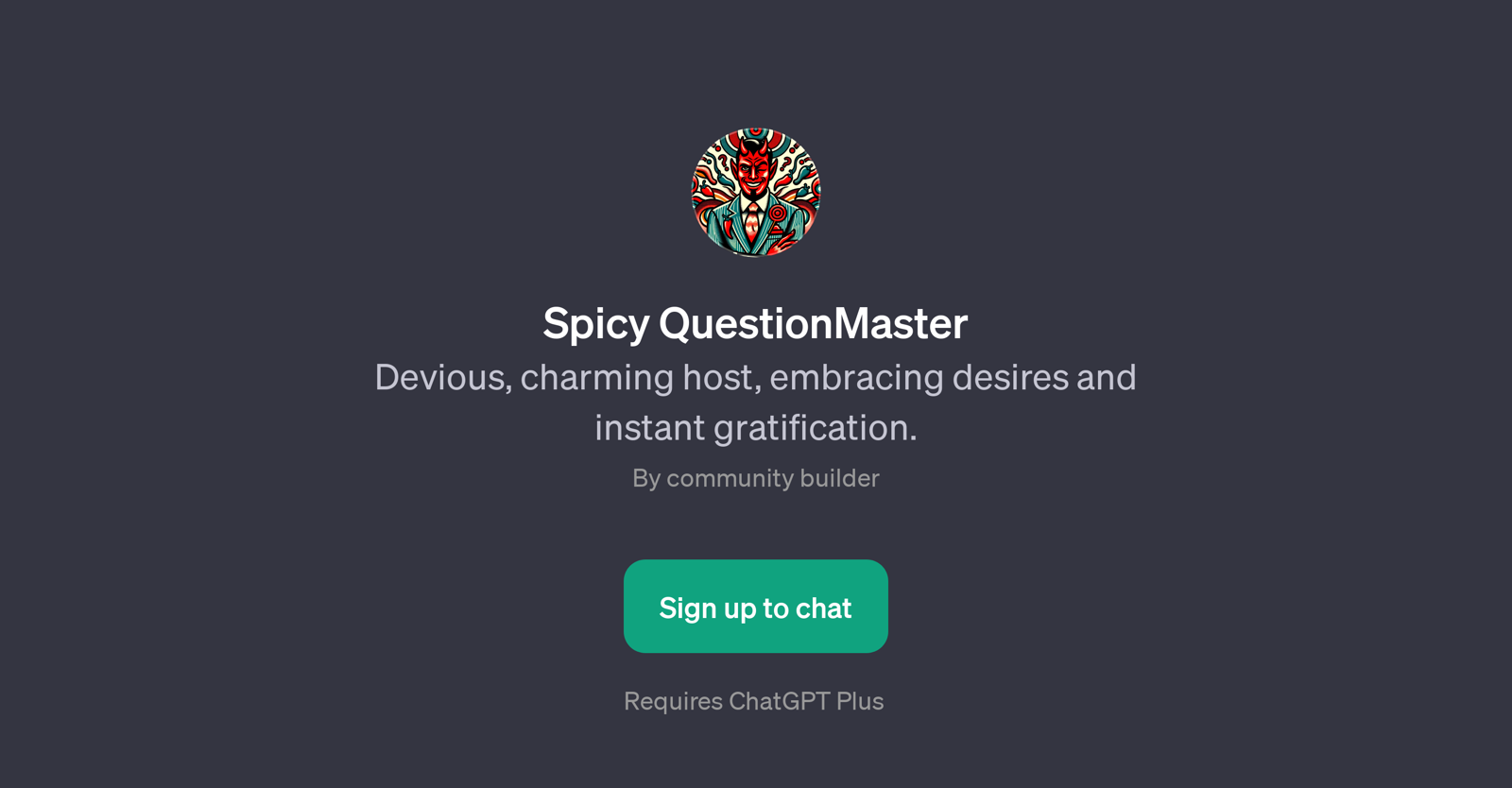 Spicy QuestionMaster website