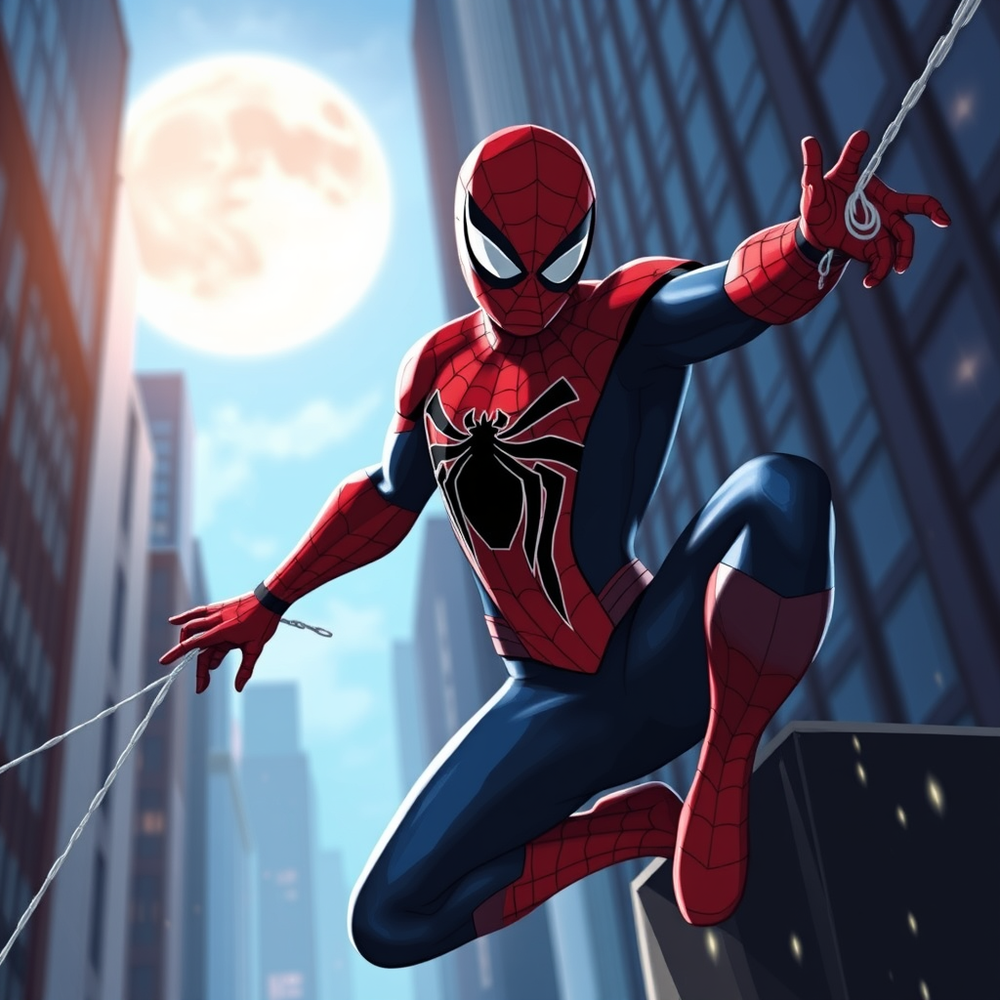 Spiderman story idea gen website