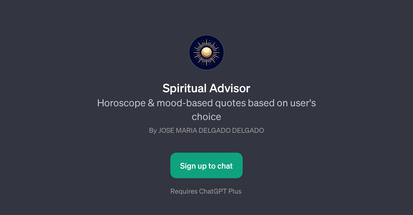 Spiritual Advisor website