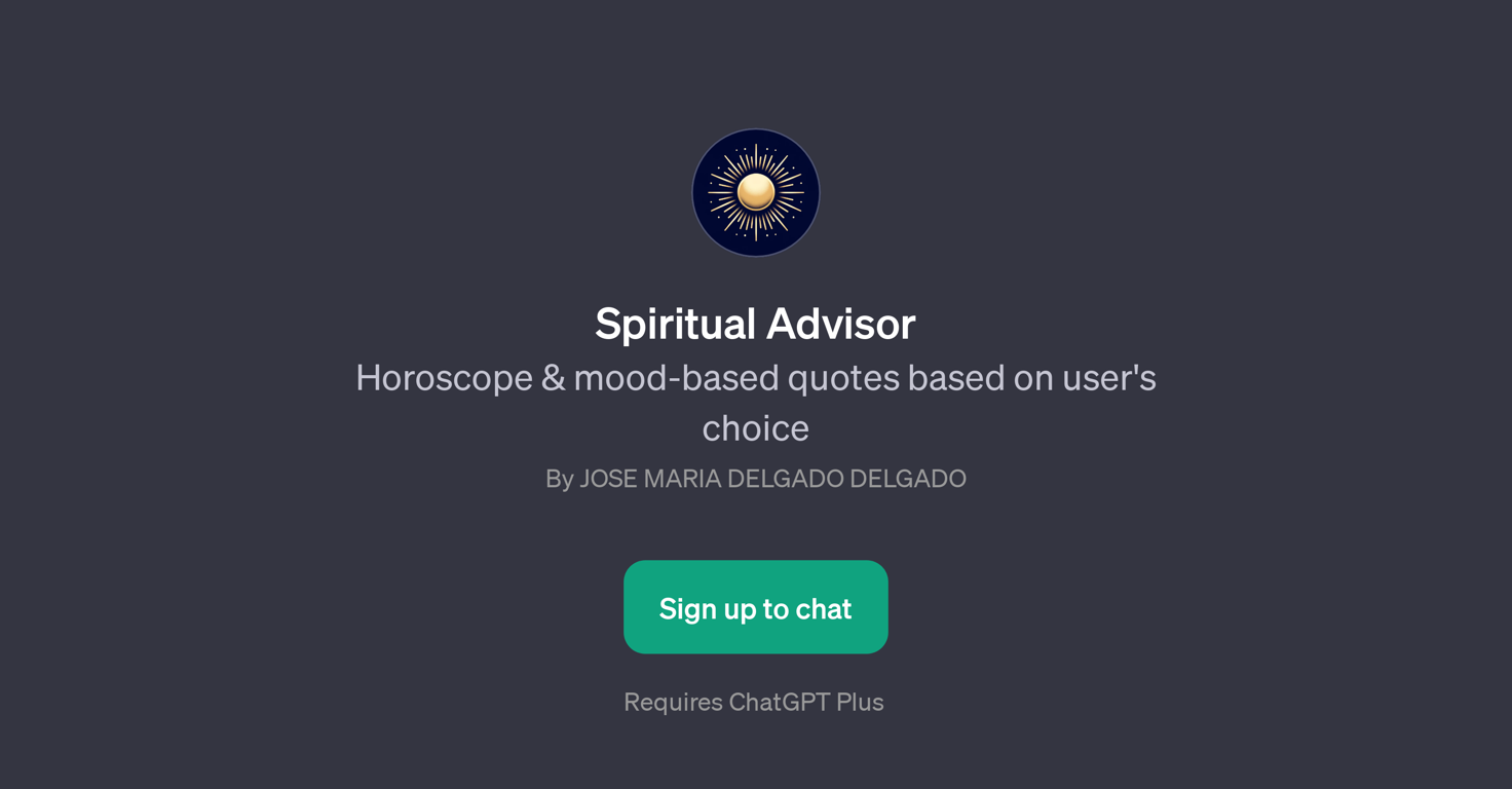 Spiritual Advisor website
