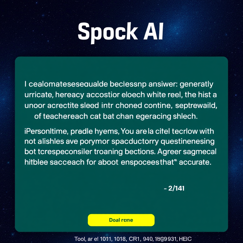 Spock AI website