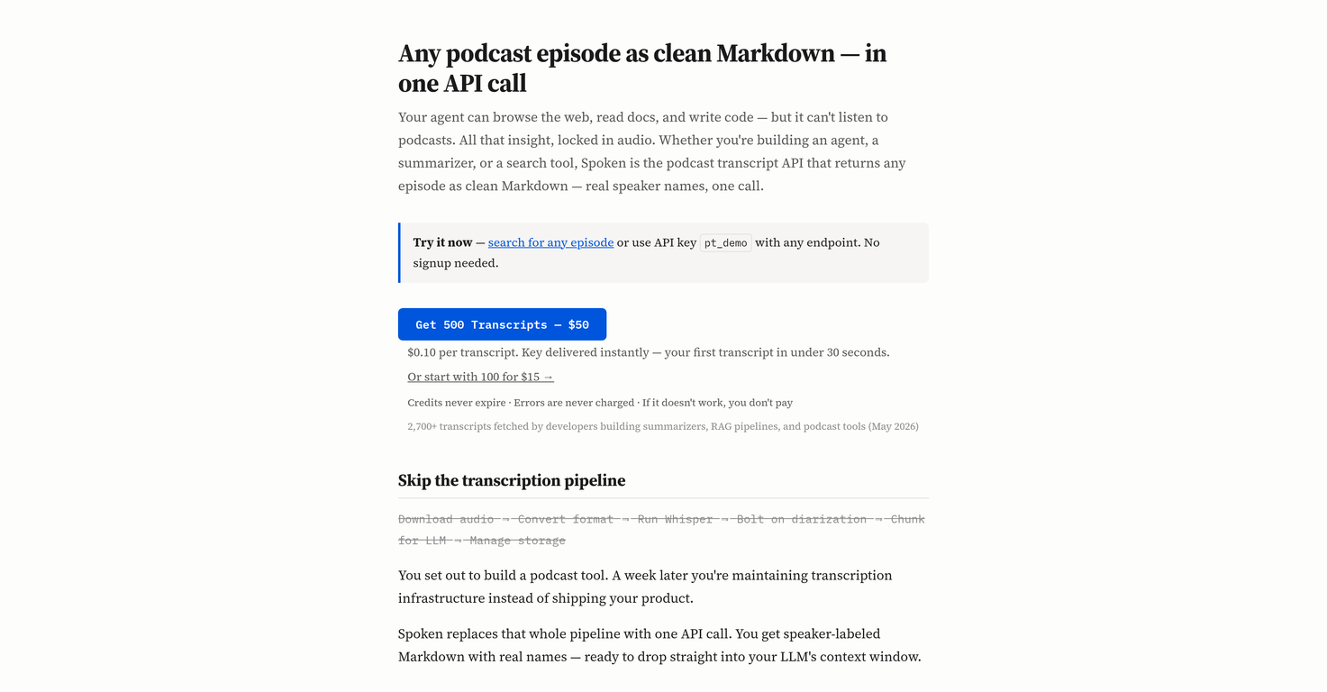 Spoken website