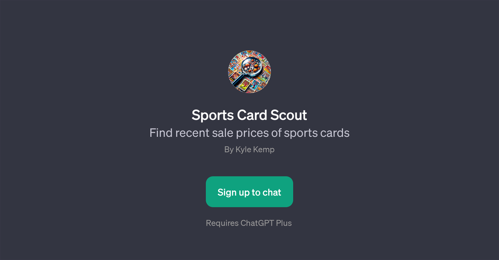 Sports Card Scout website