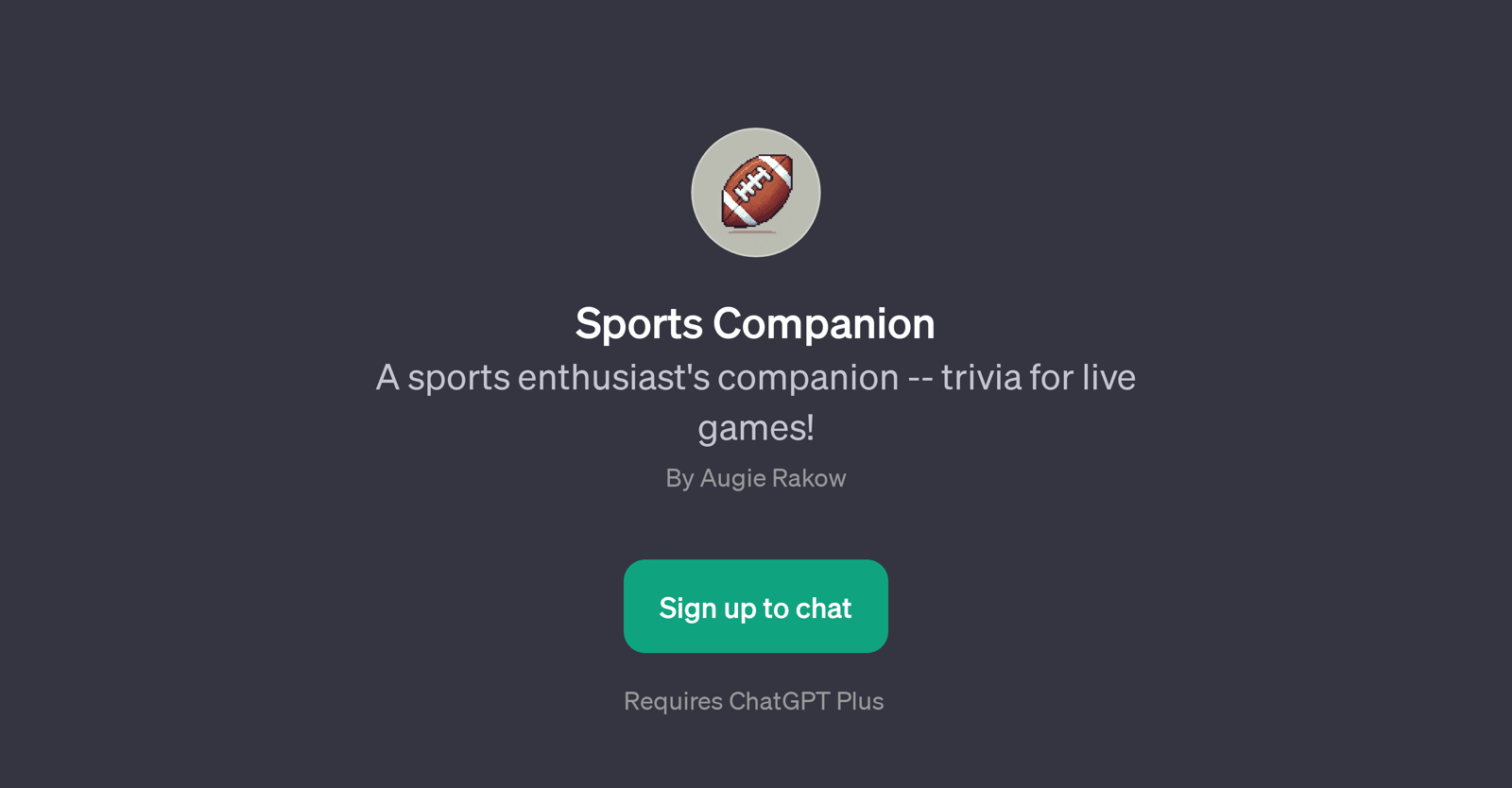 Sports Companion website