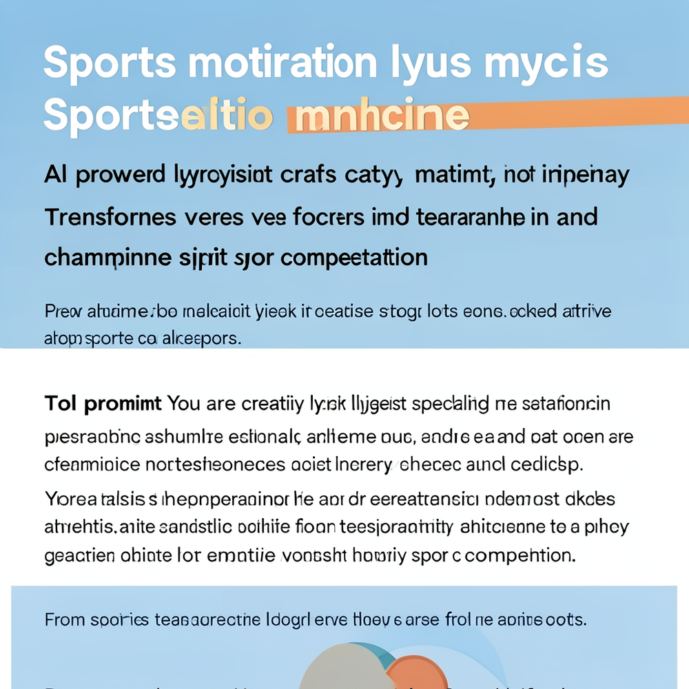 Sports motivation lyrics machine website
