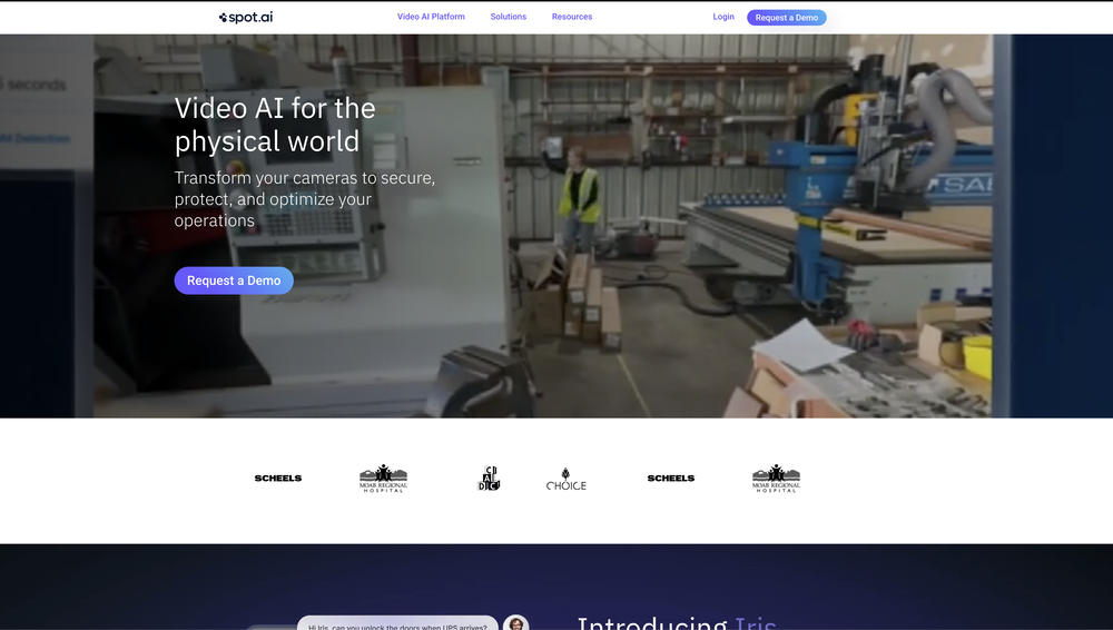 SpotAI website