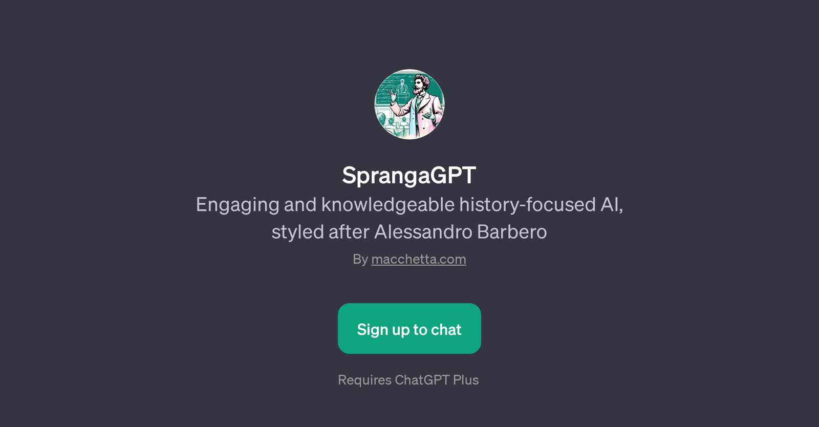 SprangaGPT website