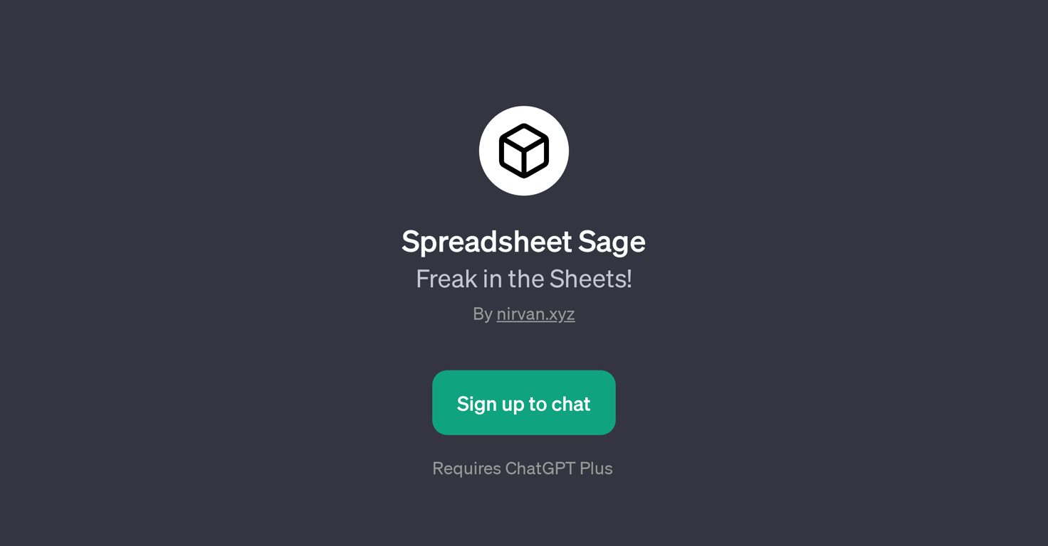 Spreadsheet Sage website