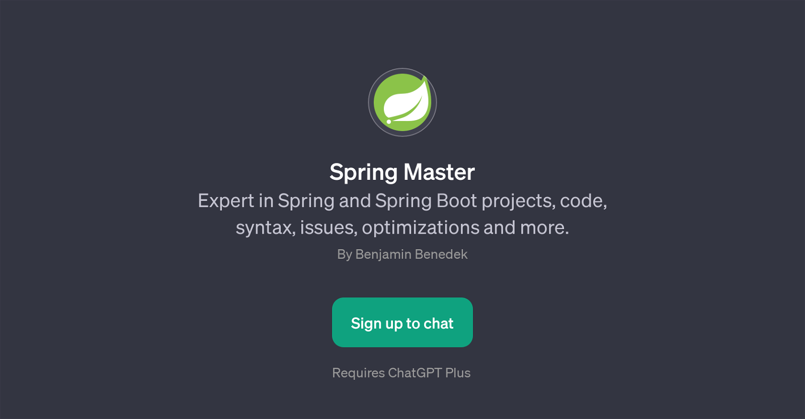 Spring Master website