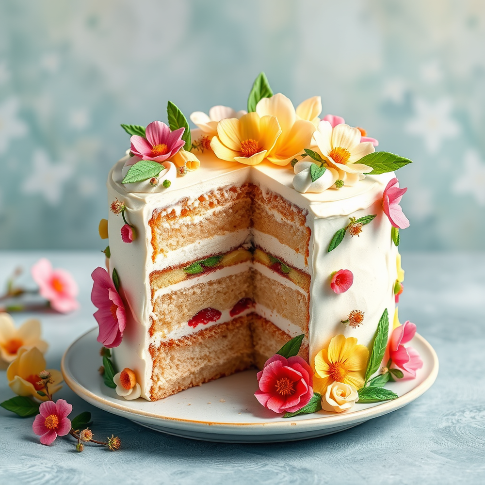 Spring Vanilla Cake Designs website