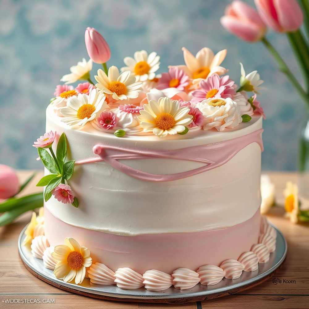 Spring Vanilla Cake Designs website