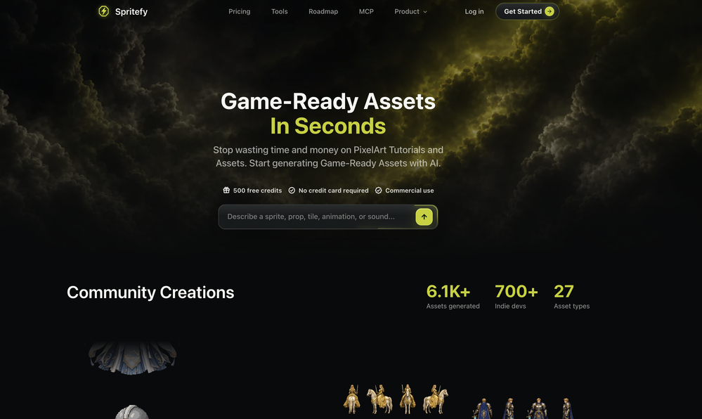 Spritefy website