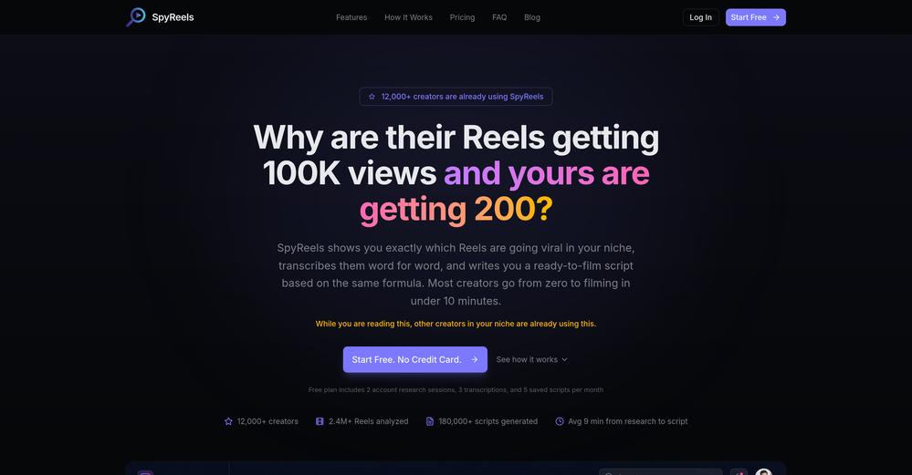 SpyReels website
