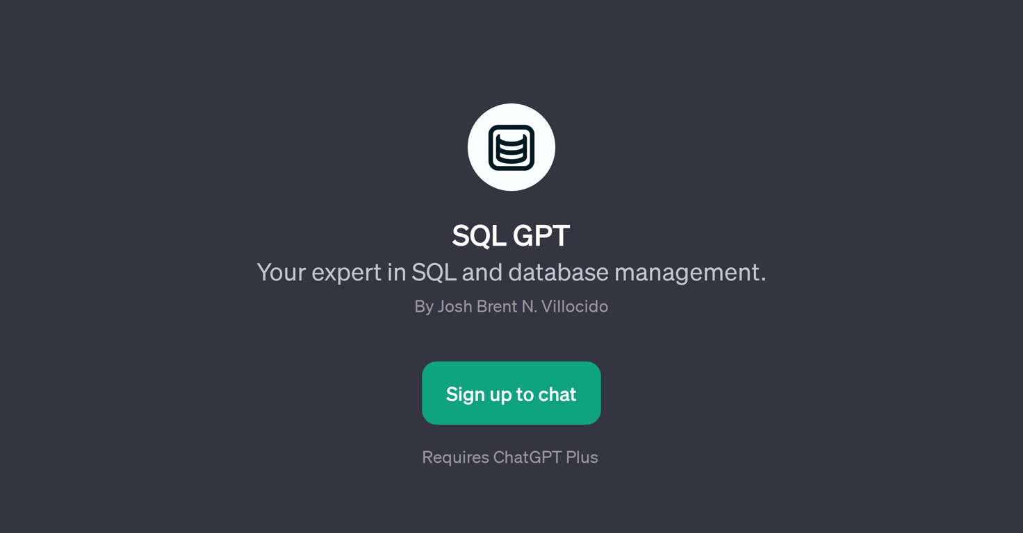 SQL GPT website