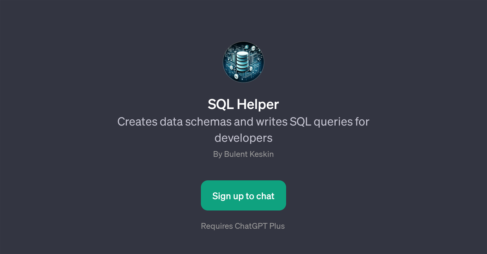 SQL Helper website