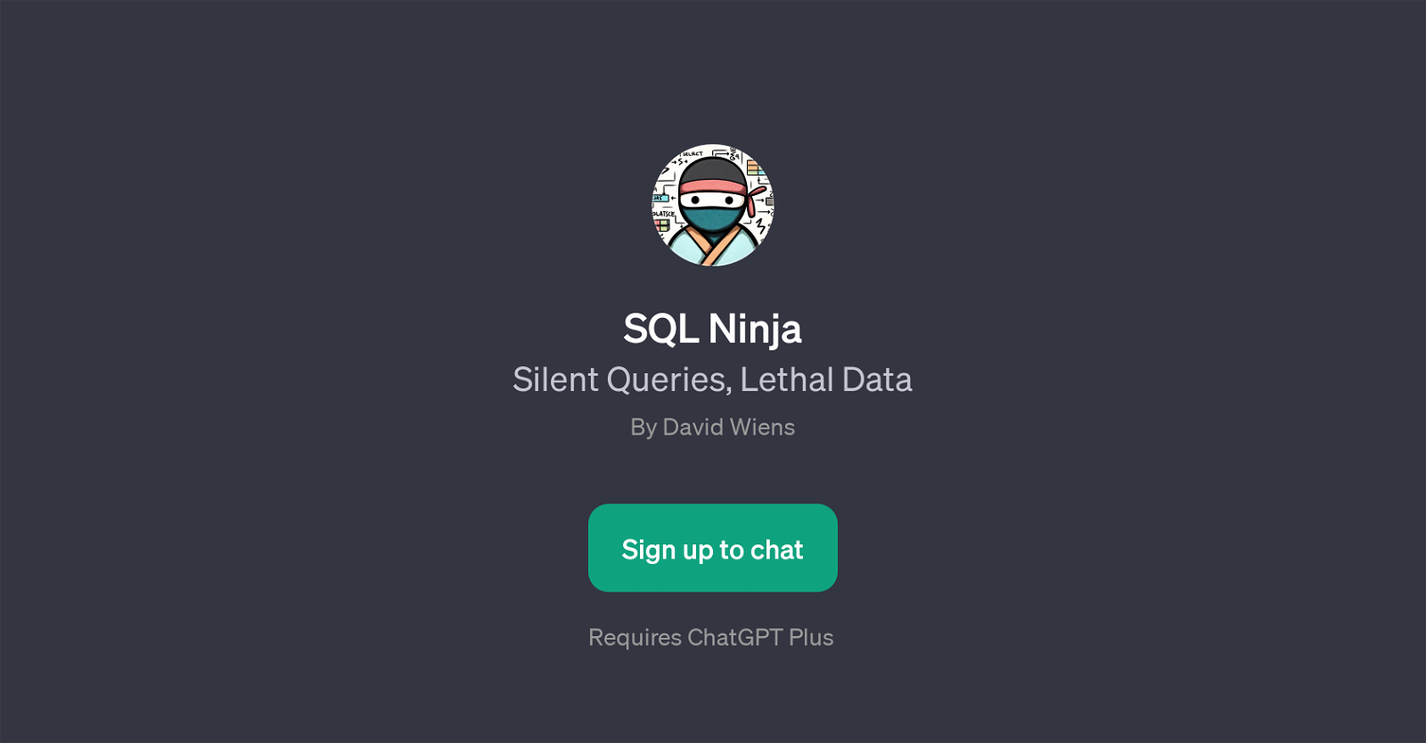 SQL Ninja website